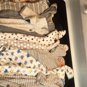 11 all in one gowns Baby boys size 0-6 months